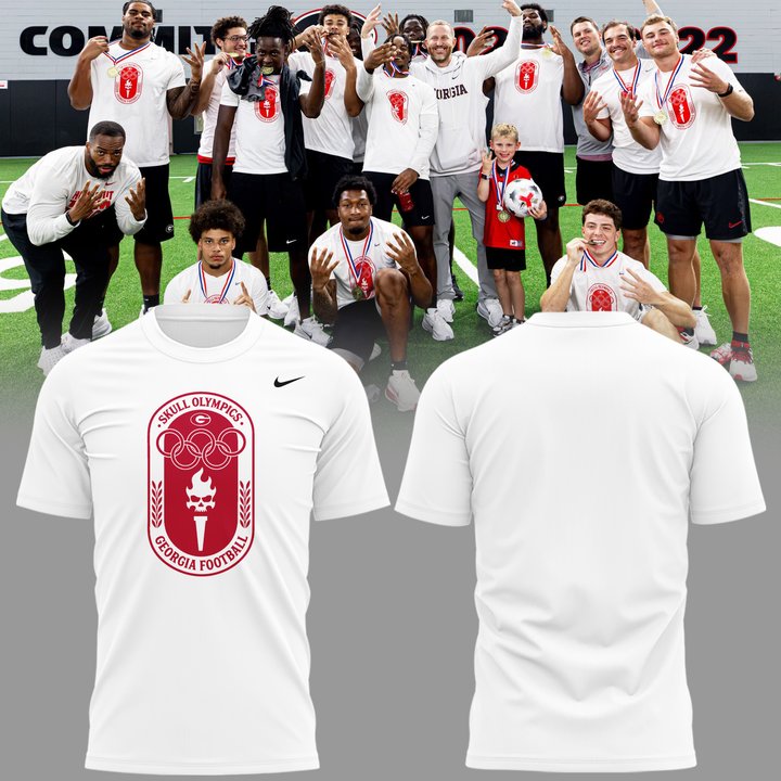 Georgia Bulldogs Skull Olympics 2026 T-Shirt Georgia Bulldogs Skull Olympics 2026 T-Shirt