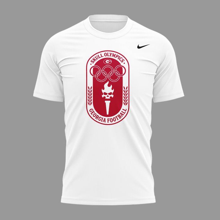 Georgia Bulldogs Skull Olympics 2026 T-Shirt Georgia Bulldogs Skull Olympics 2026 T-Shirt