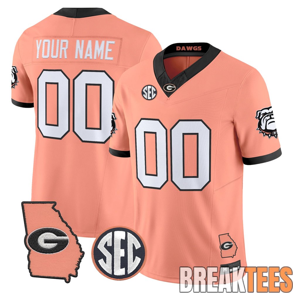 Georgia Bulldogs The Big Peach Custom Jersey Georgia Bulldogs The Big Peach Custom Jersey