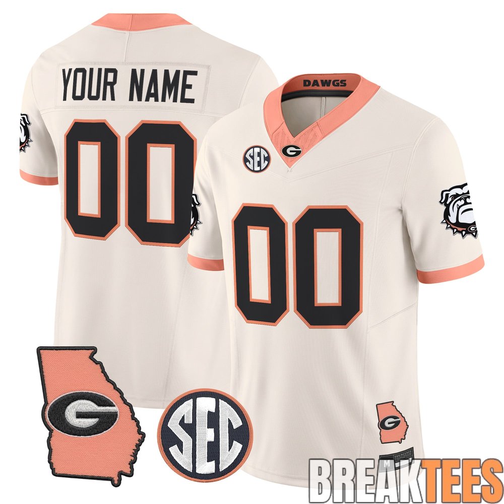 Georgia Bulldogs The Big Peach Custom Jersey Georgia Bulldogs The Big Peach Custom Jersey