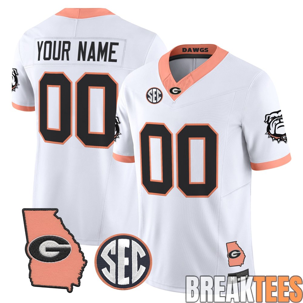 Georgia Bulldogs The Big Peach Custom Jersey Georgia Bulldogs The Big Peach Custom Jersey