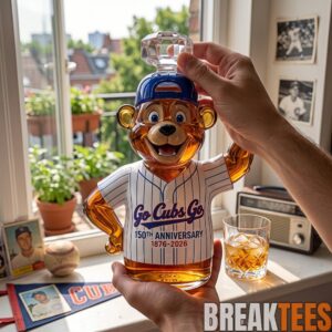 Go Cubs Go! 150th Anniversary Clark the Cub Whiskey Bottle 1