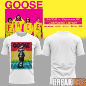 Goose Band Tour 2026 In Vancouver, BC Shirt