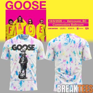 Goose Band Tour 2026 In Vancouver, BC T-Shirt