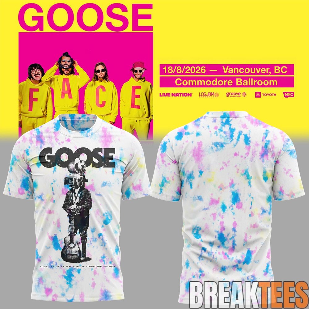 Goose Band Tour 2026 In Vancouver, BC T-Shirt Goose Band Tour 2026 In Vancouver, BC T-Shirt