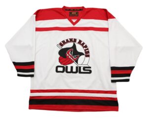 Grand Rapids Owls 1978-79 Retro Hockey Jersey 1