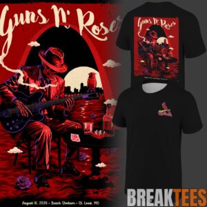 Guns N' Roses x St. Louis Cardinals Exclusives T-Shirt 3