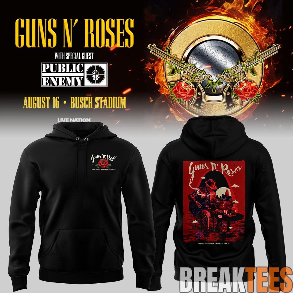 Guns N’ Roses x St. Louis Cardinals Limited Edition Hoodie Guns N’ Roses x St. Louis Cardinals Limited Edition Hoodie