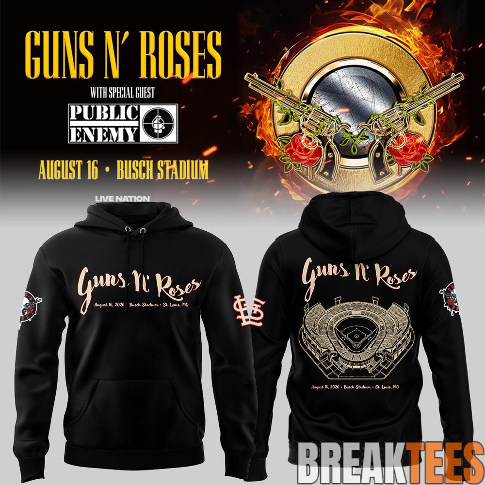 Guns N’ Roses x St. Louis Cardinals Limited Edition Hoodie Guns N’ Roses x St. Louis Cardinals Limited Edition Hoodie