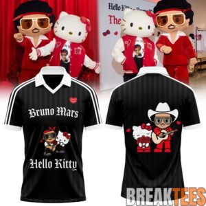 Hello Kitty x Bruno Mars Romantic Tour Pop-up Polo Jersey