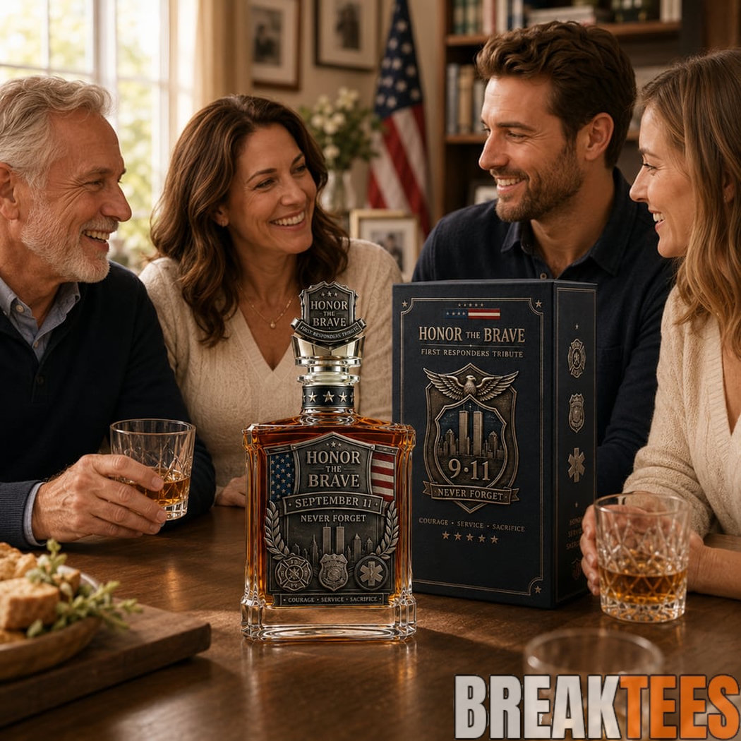Honor the Brave Never Forget Relief Whiskey Bottle Honor the Brave Never Forget Relief Whiskey Bottle
