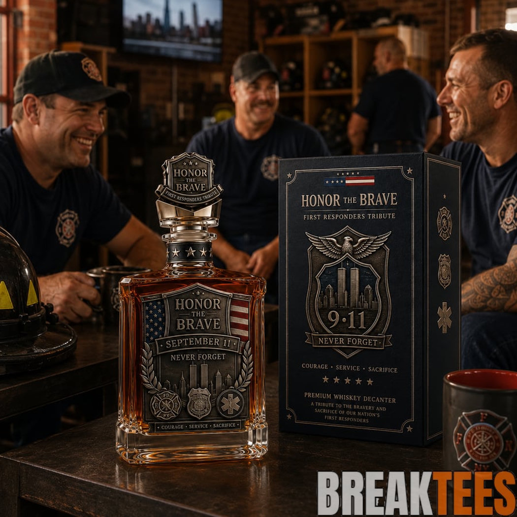 Honor the Brave Never Forget Relief Whiskey Bottle Honor the Brave Never Forget Relief Whiskey Bottle