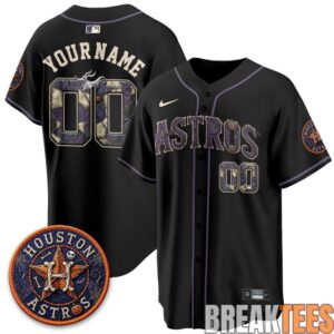 Houston Astros Halloween Nightmare Custom Baseball Jersey 1