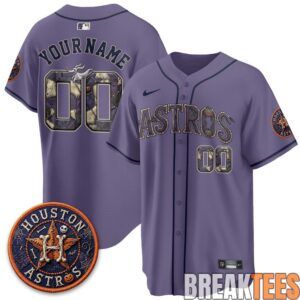 Houston Astros Halloween Nightmare Custom Baseball Jersey 2