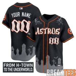 Houston Astros 'Halloween Shadows Edition' Vapor Premier Limited Custom Jersey