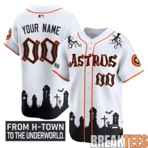 Houston Astros 'Halloween Shadows Edition' Vapor Premier Limited Custom Jersey 2