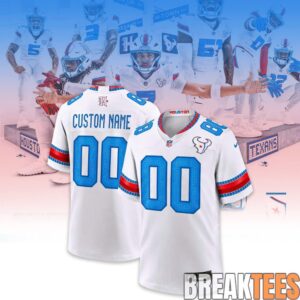 Houston Texans Rivalries By the H. For the H. Custom Football Jersey