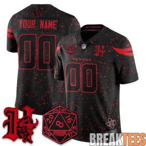 Houston Texans 'Stranger Things Edition' Special Edition Jersey - Custom 1