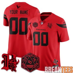 Houston Texans 'Stranger Things Edition' Special Edition Jersey - Custom 2