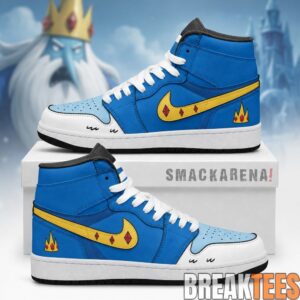 Ice King Adventure Time Air Jordan 1 Shoes