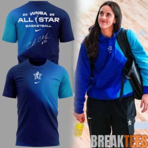 Indiana Fever 2026 WNBA All-Star Basketball Signature T-Shirt