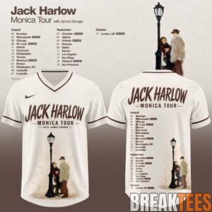 Jack Harlow Monica Tour Football Jersey 1