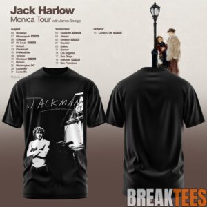 Jack Harlow Monica Tour T-Shirt 2D
