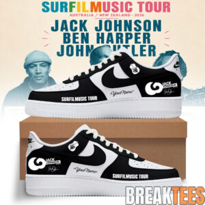 Jack Johnson – SURFILMUSIC Australia & New Zealand Tour Custom AF1 Shoes