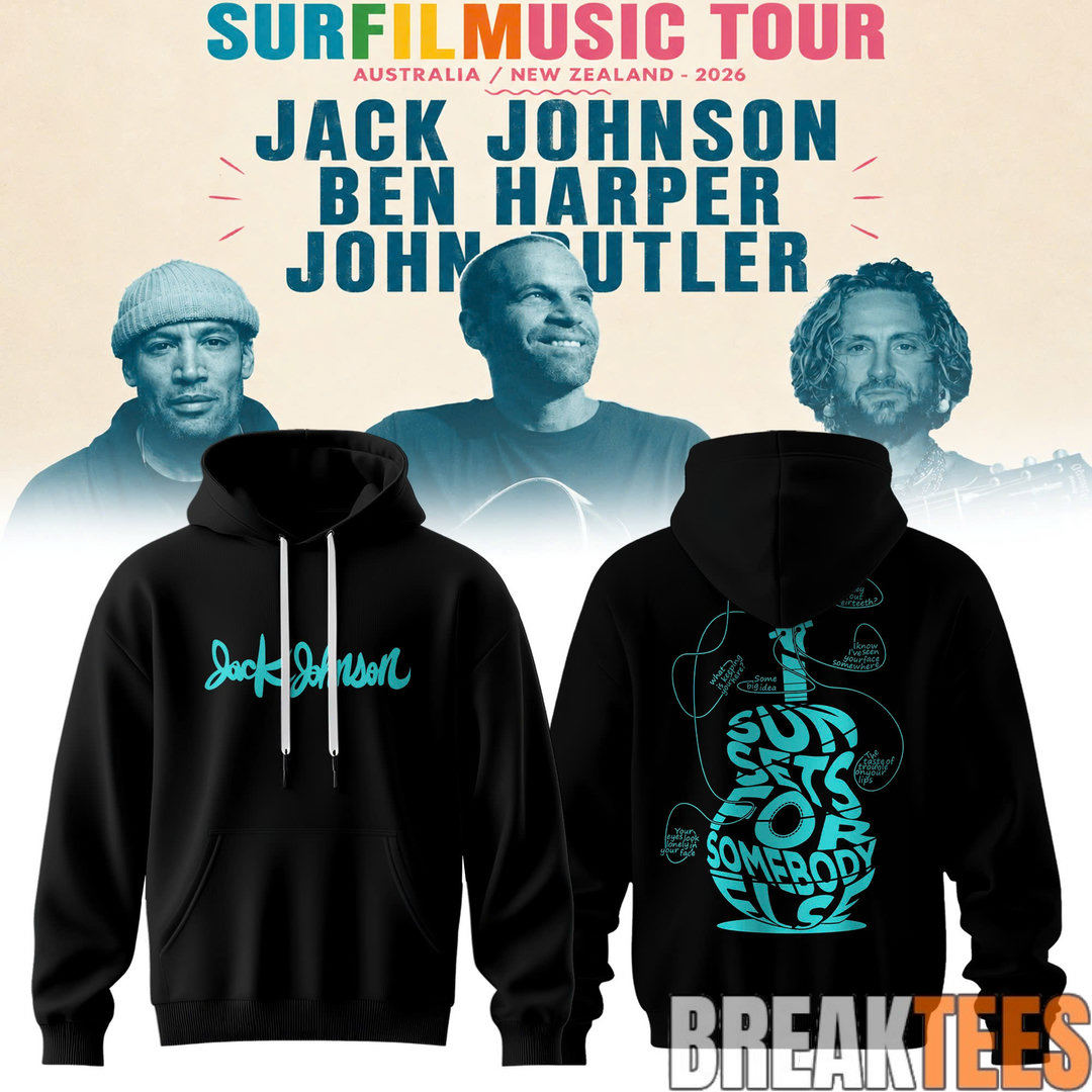 Jack Johnson – SURFILMUSIC Australia & New Zealand Tour Hoodie Jack Johnson – SURFILMUSIC Australia & New Zealand Tour Hoodie