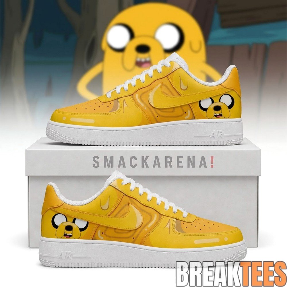 Jake Adventure Time Air Force 1 Sneaker Jake Adventure Time Air Force 1 Sneaker
