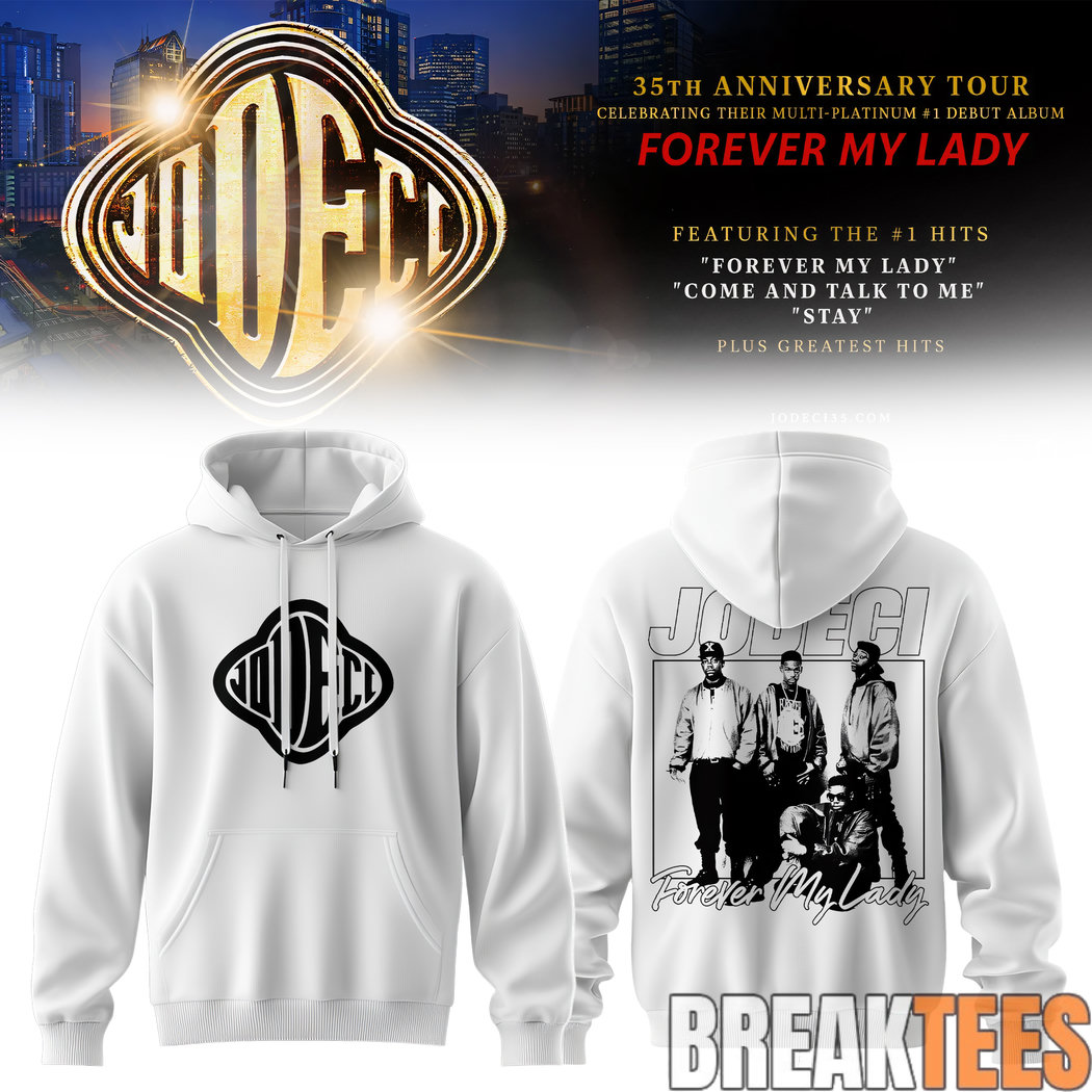 Jodeci Forever My Lady 35th Anniversary Tour Graphic Hoodie Jodeci Forever My Lady 35th Anniversary Tour Graphic Hoodie