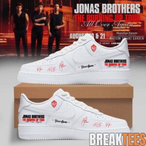 Jonas Brothers The Burning Up Tour Custom AF1 Shoes