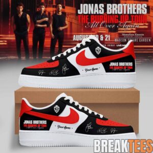Jonas Brothers The Burning Up Tour Custom AF1 Shoes 1