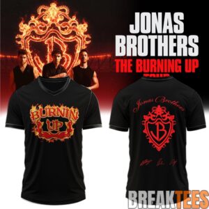 Jonas Brothers The Burning Up Tour Football Jersey 1