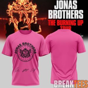 Jonas Brothers The Burning Up Tour T-Shirt 1