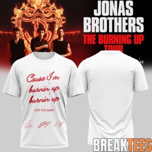 Jonas Brothers The Burning Up Tour T-Shirt 3