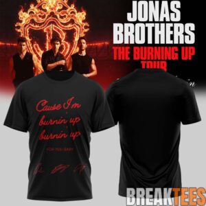 Jonas Brothers The Burning Up Tour T-Shirt 4