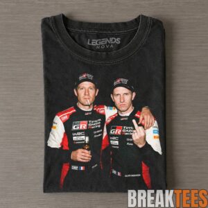 Julien Ingrassia & Sébastien Ogier｜WRC Middle Finger Tee