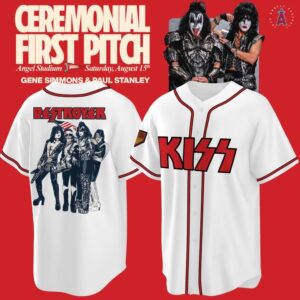 KISS Band Destroyer ’76 Baseball Jersey