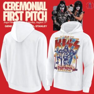 KISS Band Destroys Anaheim ’76 Hoodie