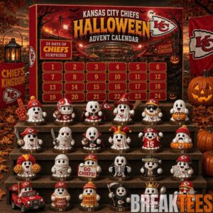 Kansas City Chiefs Halloween 2026 Advent Calendar 24 Days Countdown Figurine Set