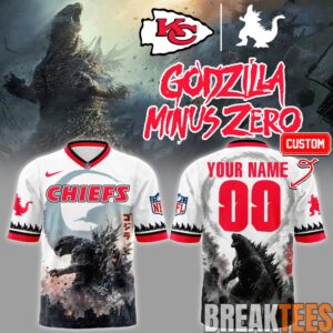 Kansas City Chiefs x Godzilla Minus Zero “King of the Monsters” ’26 Jersey Custom