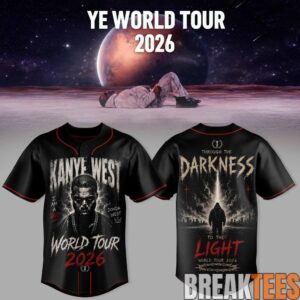 Kanye West Bully Live Concert Tour 2026 Premium 3D Baseball Jersey – Concert Edition