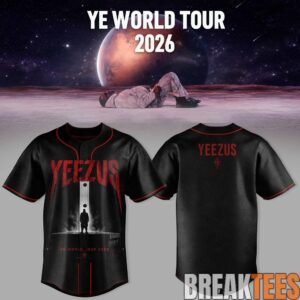 Kanye West Bully Live Concert Tour 2026 Premium 3D Baseball Jersey – Streetwear Style