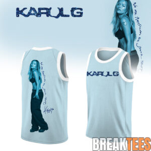 Karol G Album NO ME ARREPIENTO DE SENTIR TANTO Basketball Jersey 2.jpg