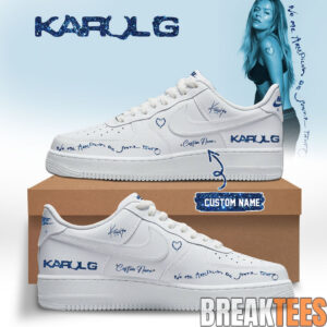 Karol G Album NO ME ARREPIENTO DE SENTIR TANTO Custom AF1 Shoes 6.jpg