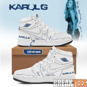 Karol G Album NO ME ARREPIENTO DE SENTIR TANTO Custom AJ1 Shoes 6.jpg