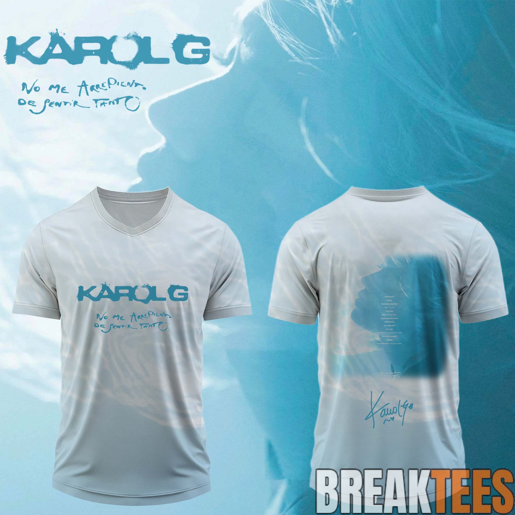 Karol G Album “NO ME ARREPIENTO DE SENTIR TANTO” Football Jersey Karol G Album “NO ME ARREPIENTO DE SENTIR TANTO” Football Jersey
