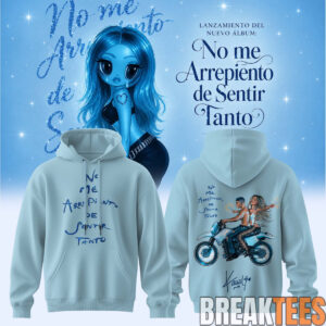 Karol G Album NO ME ARREPIENTO DE SENTIR TANTO Limited Edition Signature Hoodie 2.jpg
