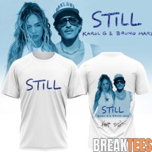 Karol G & Bruno Mars “STILL” Limited Edition Signature T-Shirt